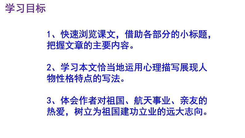 七下语文 23《太空一日》优秀课件第3页