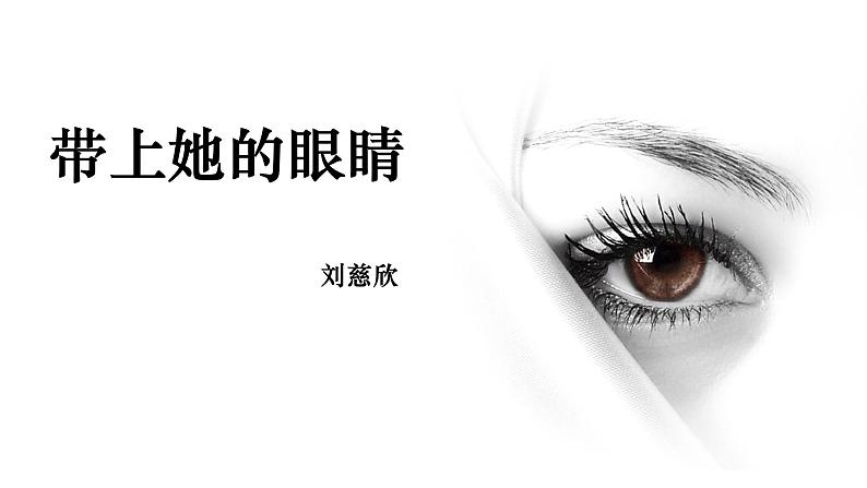 第24课《带上她的眼睛》课件01