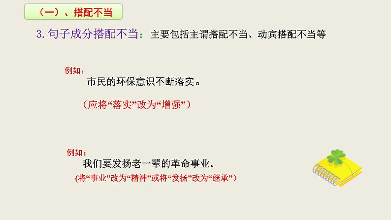 病句的专项复习  课件  2023年中考语文二轮复习07