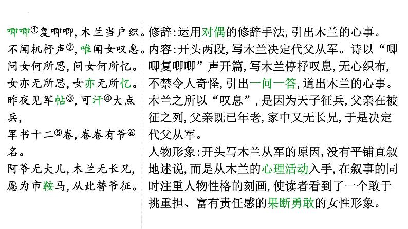 古诗词曲分册逐首梳理（七年级下册）课件  2023年中考语文一轮复习第4页