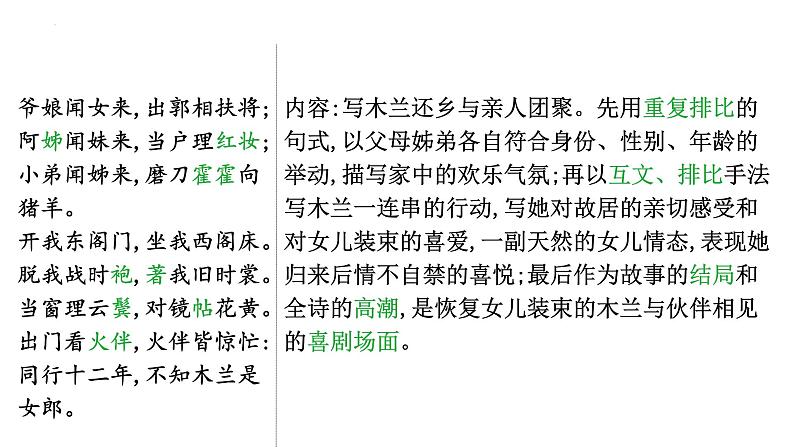 古诗词曲分册逐首梳理（七年级下册）课件  2023年中考语文一轮复习第8页