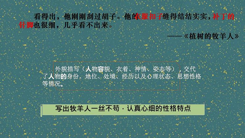现代文专题之人物形象分析   课件  2023年中考语文一轮复习07