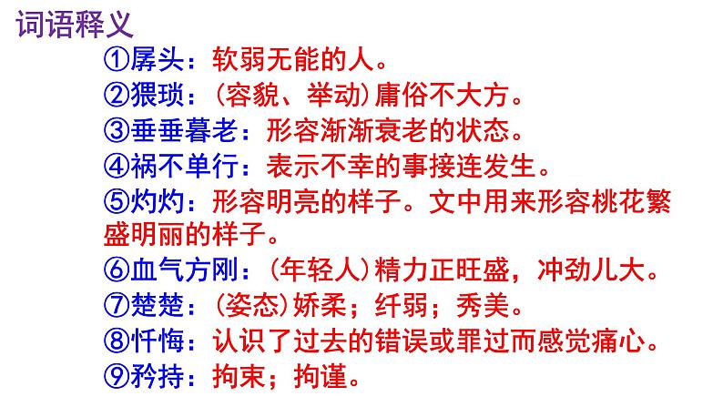 七下语文 19《一颗小桃树》精品实用高效课件08