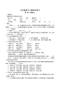 人教部编版七年级下册1 邓稼先测试题