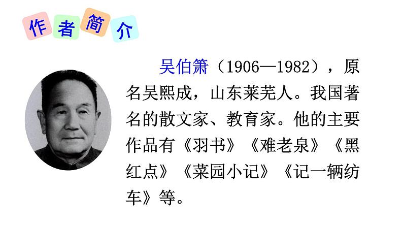 部编版八年级语文下册--4 灯笼（课件）第5页