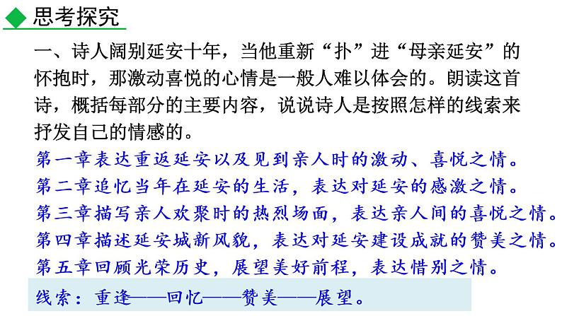 部编语文八年级下册2 回延安课件第2页