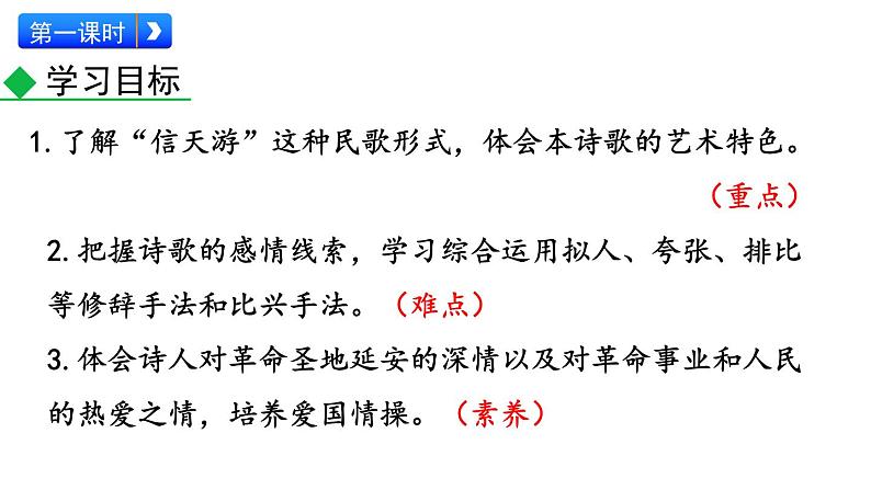 部编版八年级语文下册--2 回延安 （课件）第3页