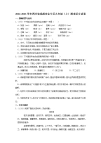 四川省成都市金牛区2022-2023学年九年级上学期期末语文试题