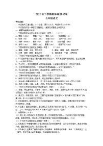 湖南省衡阳市衡南县2022-2023学年七年级上学期期末语文试题