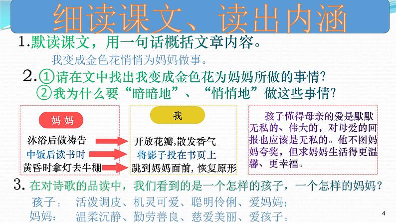 《金色花》PPT课件第4页