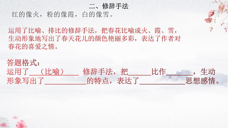 中考语文二轮专题复习：现代文阅读——赏析句子课件PPT第5页