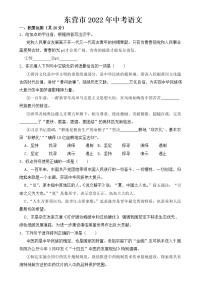 东营市2022年中考语文试卷【含答案】