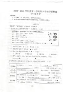 江苏省南京市雨花台区2022-2023学年七年级上学期期末语文试题