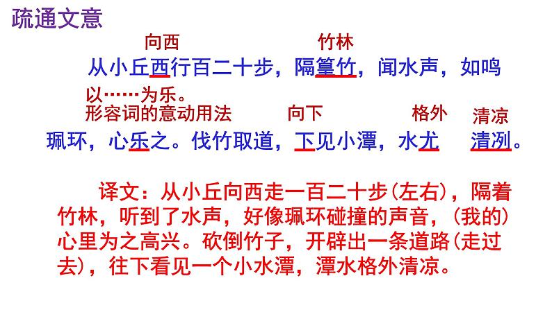 八下语文 10《小石潭记》精品实用高效课件07