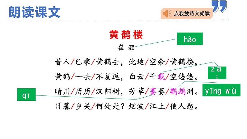 13.2黄鹤楼  上课用课件PPT第4页