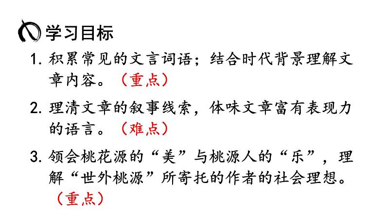 部编版八年级语文下册--9 桃花源记（精品课件）第4页