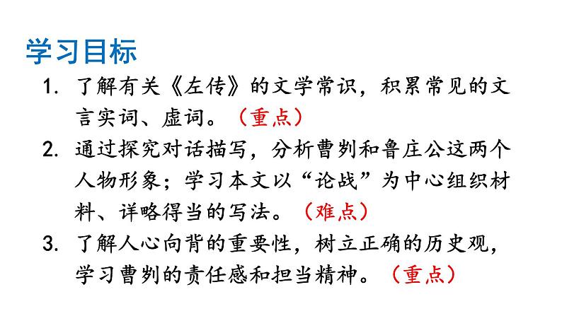 部编版九年级语文下册--20 曹刿论战（精品课件）04