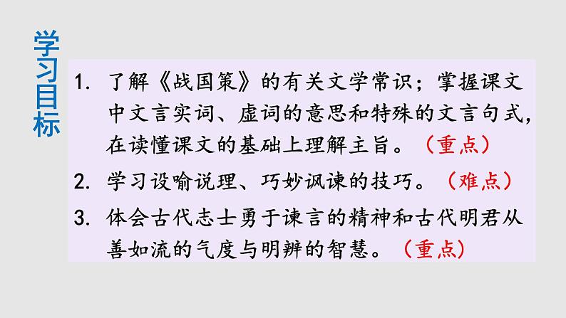 部编版九年级语文下册--21 邹忌讽齐王纳谏（精品课件）第2页