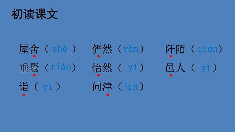 部编版八年级语文下册--9 桃花源记（课件1）第6页