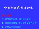 部编版九年级语文下册--24.诗词曲五首-白雪歌送武判官归京（课件2）
