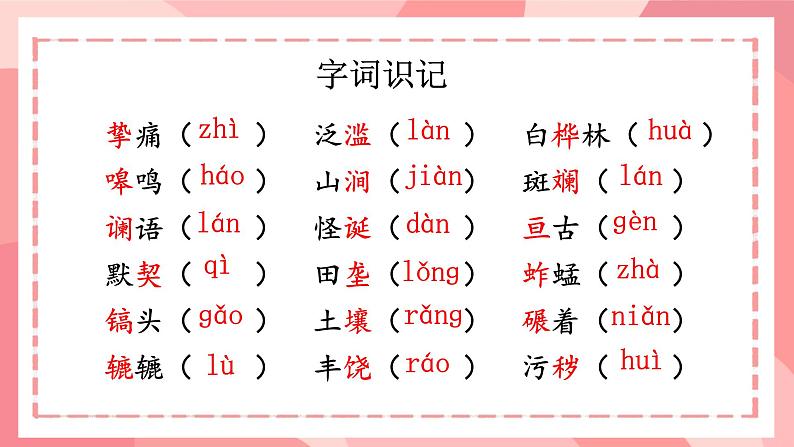 部编版语文《土地的誓言》PPT课件第5页
