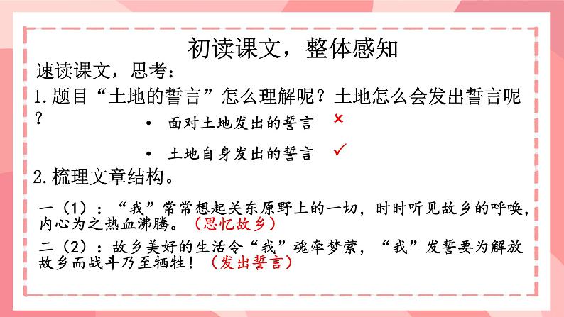 部编版语文《土地的誓言》PPT课件第7页