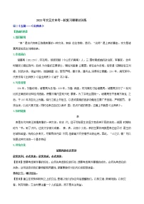 【中考一轮复习】2023年中考语文文言文复习+精练  第二十二篇送东阳马生序 学案（解析版）