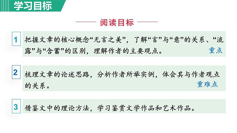 部编版九年级语文下册--15. 无言之美（课件）第3页