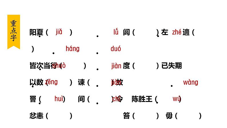 部编版九年级语文下册--22. 陈涉世家（课件）第7页