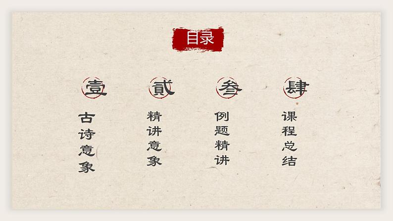 诗歌意象   课件2023年中考语文一轮复习02