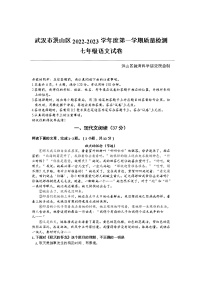 湖北省武汉市洪山区2022-2023学年七年级上学期期末质量检测语文试卷