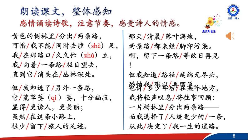 《未选择的路》第8页