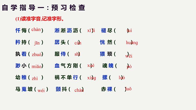 2023部编版语文七年级下册备课课件一棵小桃树第5页