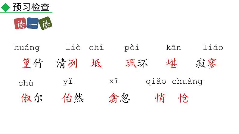 部编版八年级语文下册--10 小石潭记（课件）第6页