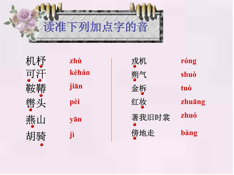 部编版七年级语文下册--9.木兰诗（课件2）第5页