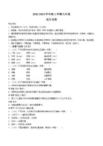 黑龙江省哈尔滨市南岗区2022-2023学年九年级上学期期末语文试题（含答案）