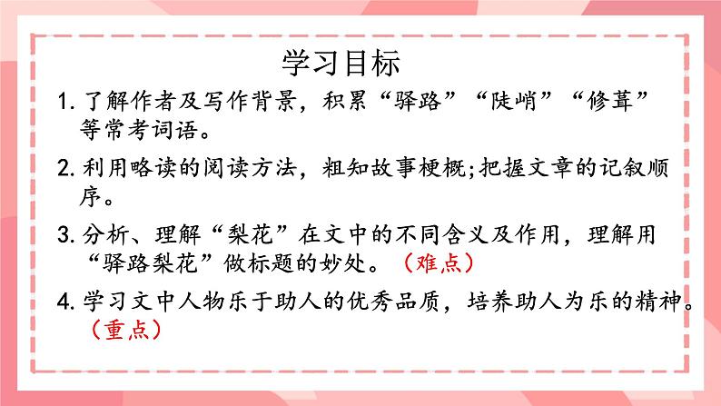 部编版语文《驿路梨花》ppt课件03
