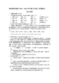 辽宁省沈阳市铁西区雨田教育集团2022-2023学年九年级上学期期末考试语文试卷