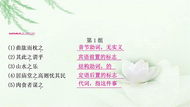 中考语文复习专题文言文阅读14个文言虚词教学课件第5页