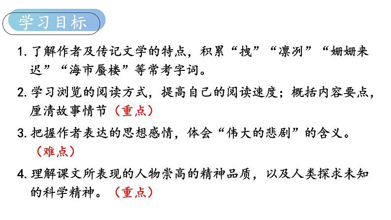 部编版七年级语文下册--22 伟大的悲剧（精品课件）第2页