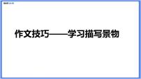 初中作文  作文技巧：学习描写景物课件