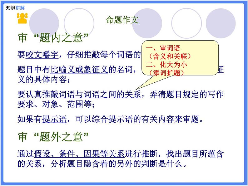 初中作文  作文技巧：高分作文强化训练课件06