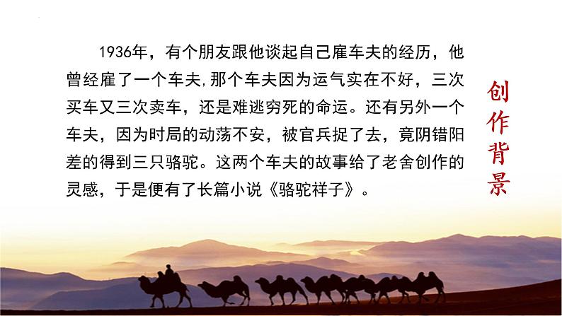 《骆驼祥子》导读-初中整本书阅读系列之《骆驼祥子》课件PPT第5页