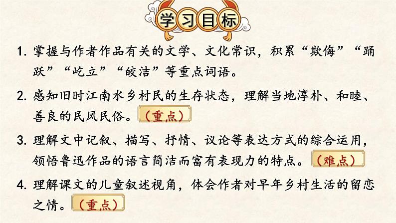 部编版八年级语文下册--1 社戏【考点精讲版】课件PPT第2页