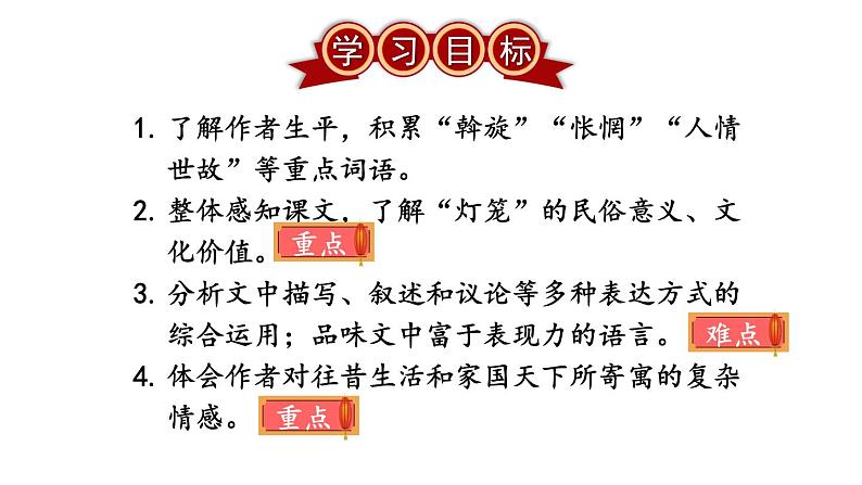 部编版八年级语文下册--4 灯笼（精品课件）第2页