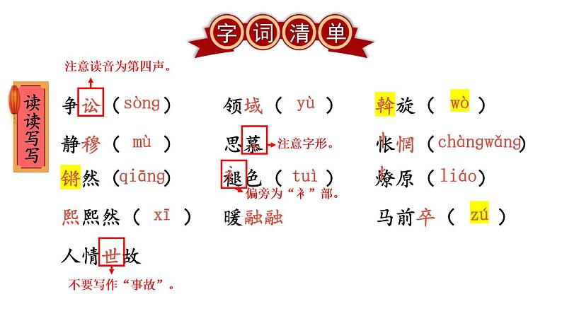 部编版八年级语文下册--4 灯笼（精品课件）第5页