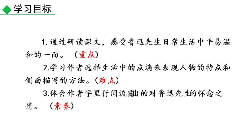 3 回忆鲁迅先生（节选）教学课件 人教部编版七年级下册语文第2页