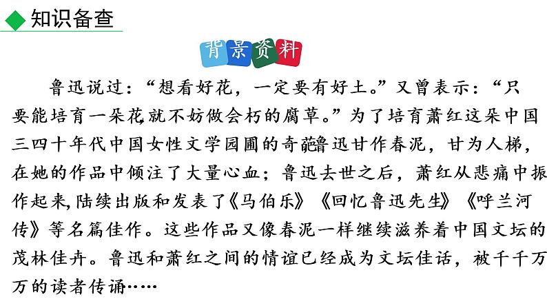 3 回忆鲁迅先生（节选）教学课件 人教部编版七年级下册语文第3页