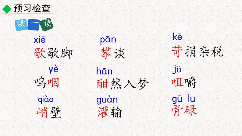 6  老山界 教学课件 人教部编版 七年级下册语文第6页
