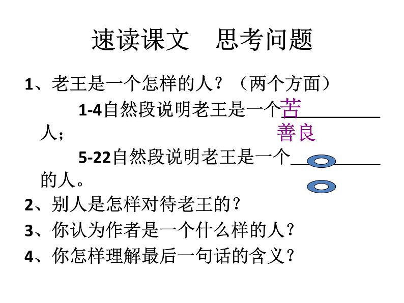 部编版七年级语文下册--11.老王（课件）第7页